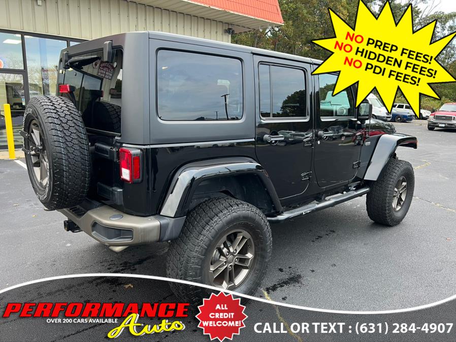 2016 Jeep Wrangler Unlimited 4WD 4dr Sahara, available for sale in Bohemia, New York | Performance Auto Inc. Bohemia, New York 2016 Jeep Wrangler Unlimited 4WD 4dr Sahara, available for sale in Bohemia, New York | Performance Auto Inc. Bohemia, New York