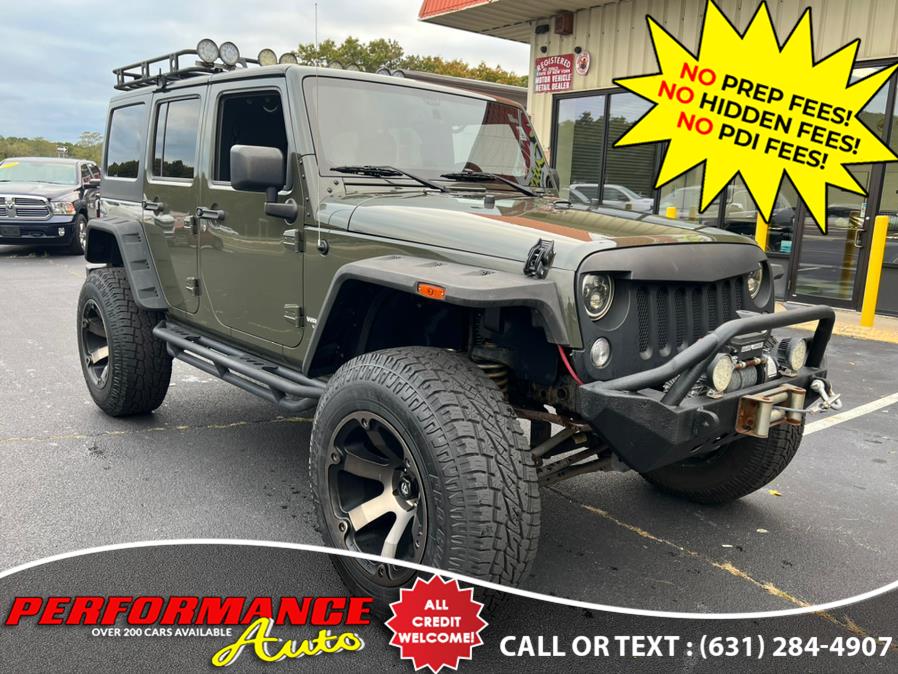 2015 Jeep Wrangler Unlimited 4WD 4dr Freedom Edition *Ltd Avail*, available for sale in Bohemia, New York | Performance Auto Inc. Bohemia, New York