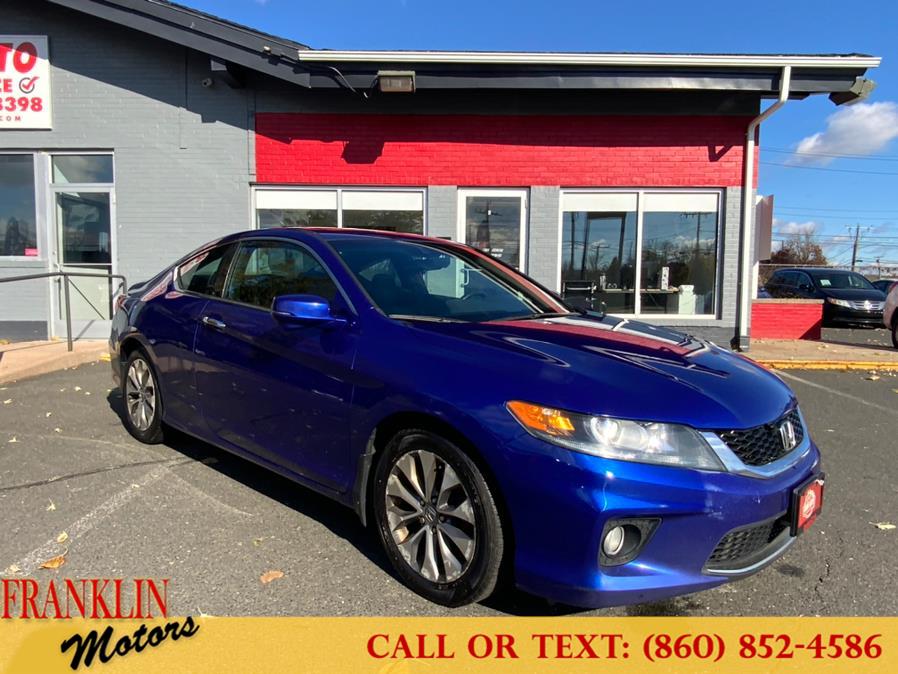 2013 Honda Accord Cpe 2dr I4 Auto EX-L, available for sale in Hartford, Connecticut | Franklin Motors Auto Sales LLC. Hartford, Connecticut 2013 Honda Accord Cpe 2dr I4 Auto EX-L, available for sale in Hartford, Connecticut | Franklin Motors Auto Sales LLC. Hartford, Connecticut