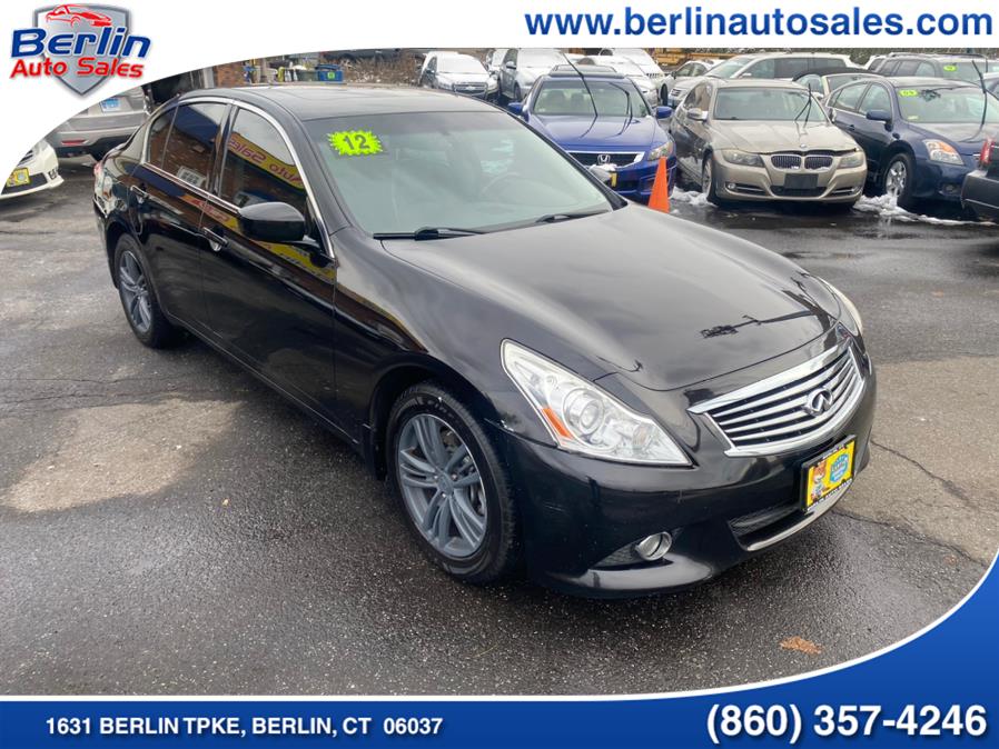 2012 Infiniti G37 Sedan 4dr x AWD, available for sale in Berlin, Connecticut | Berlin Auto Sales LLC. Berlin, Connecticut 2012 Infiniti G37 Sedan 4dr x AWD, available for sale in Berlin, Connecticut | Berlin Auto Sales LLC. Berlin, Connecticut
