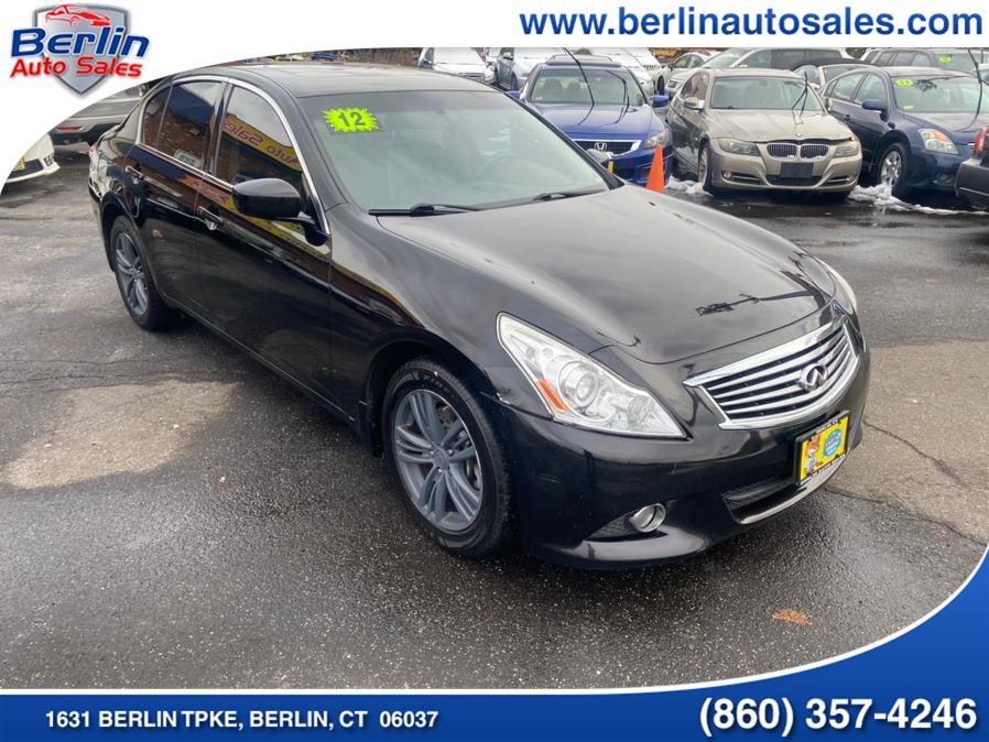 2012 Infiniti G37 Sedan 4dr x AWD, available for sale in Berlin, Connecticut | Berlin Auto Sales LLC. Berlin, Connecticut 2012 Infiniti G37 Sedan 4dr x AWD, available for sale in Berlin, Connecticut | Berlin Auto Sales LLC. Berlin, Connecticut