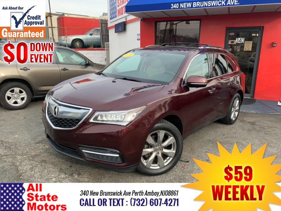 2016 Acura MDX SH-AWD 4dr w/Advance/Entertainment, available for sale in Perth Amboy, New Jersey | All State Motor Inc. Perth Amboy, New Jersey