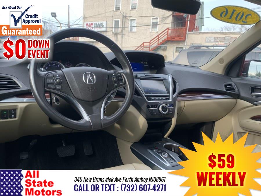 Used Acura MDX SH-AWD 4dr w/Advance/Entertainment 2016 | All State Motor Inc. Perth Amboy, New Jersey Used Acura MDX SH-AWD 4dr w/Advance/Entertainment 2016 | All State Motor Inc. Perth Amboy, New Jersey