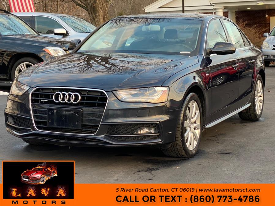 2015 Audi A4 4dr Sdn Auto quattro 2.0T Premium, available for sale in Canton, Connecticut | Lava Motors. Canton, Connecticut