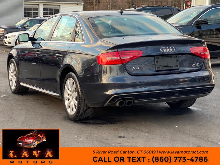 2015 Audi A4 4dr Sdn Auto quattro 2.0T Premium, available for sale in Canton, Connecticut | Lava Motors. Canton, Connecticut 2015 Audi A4 4dr Sdn Auto quattro 2.0T Premium, available for sale in Canton, Connecticut | Lava Motors. Canton, Connecticut