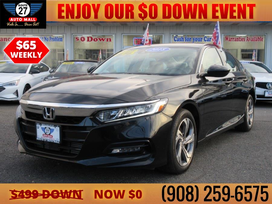 2018 Honda Accord Sedan EX CVT, available for sale in Linden, New Jersey | Route 27 Auto Mall. Linden, New Jersey 2018 Honda Accord Sedan EX CVT, available for sale in Linden, New Jersey | Route 27 Auto Mall. Linden, New Jersey