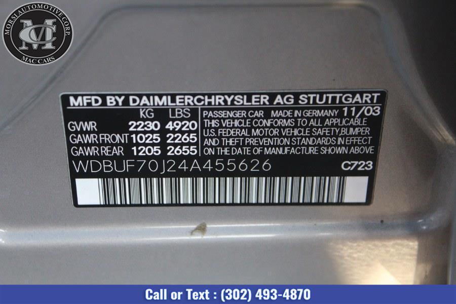Used Mercedes-Benz E-Class 4dr Sdn 5.0L 2004 | Morsi Automotive Corp. New Castle, Delaware Used Mercedes-Benz E-Class 4dr Sdn 5.0L 2004 | Morsi Automotive Corp. New Castle, Delaware