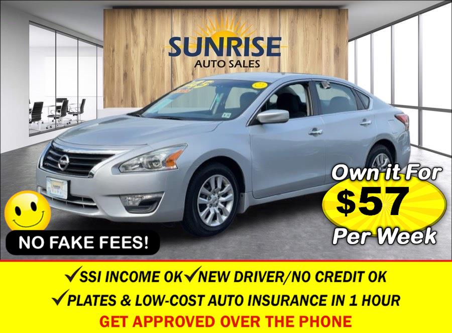 2015 Nissan Altima 4dr Sdn I4 2.5 S, available for sale in Elmont, New York | Sunrise of Elmont. Elmont, New York
