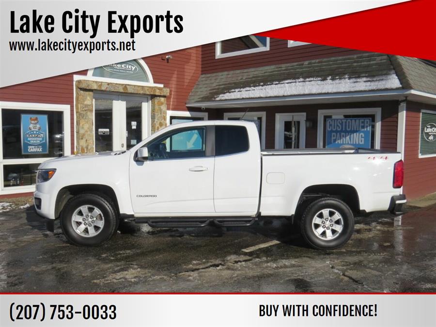 2016 Chevrolet Colorado Work Truck 4x4 4dr Extended Cab 6 ft. LB, available for sale in Auburn, Maine | Lake City Exports Inc. Auburn, Maine