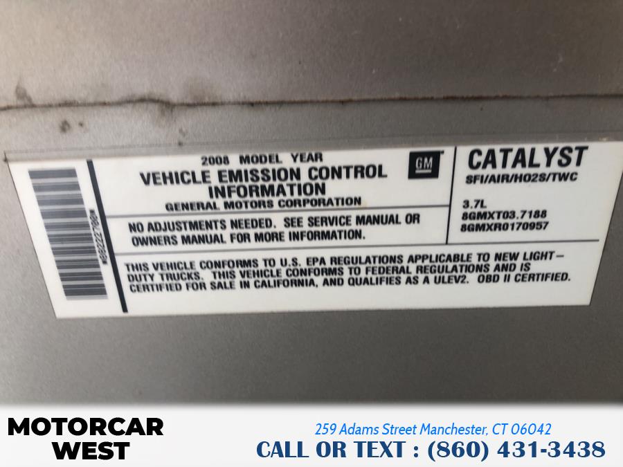 2008 Chevrolet Colorado 4WD Crew Cab 126.0" LT w/1LT, available for sale in Manchester, Connecticut | Motorcar West. Manchester, Connecticut 2008 Chevrolet Colorado 4WD Crew Cab 126.0" LT w/1LT, available for sale in Manchester, Connecticut | Motorcar West. Manchester, Connecticut