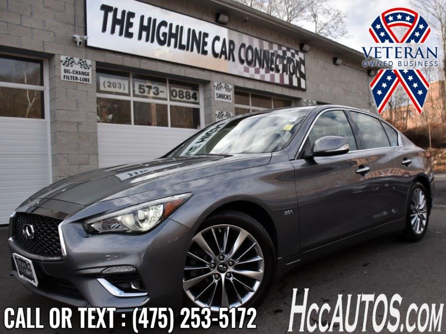 2018 INFINITI Q50 3.0t LUXE AWD, available for sale in Waterbury, Connecticut | Highline Car Connection. Waterbury, Connecticut