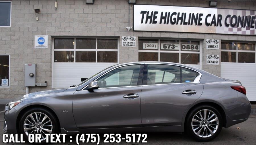 Used INFINITI Q50 3.0t LUXE AWD 2018 | Highline Car Connection. Waterbury, Connecticut Used INFINITI Q50 3.0t LUXE AWD 2018 | Highline Car Connection. Waterbury, Connecticut