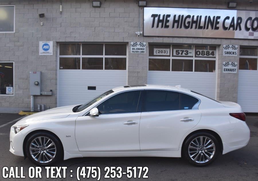 Used INFINITI Q50 3.0t LUXE AWD 2018 | Highline Car Connection. Waterbury, Connecticut Used INFINITI Q50 3.0t LUXE AWD 2018 | Highline Car Connection. Waterbury, Connecticut