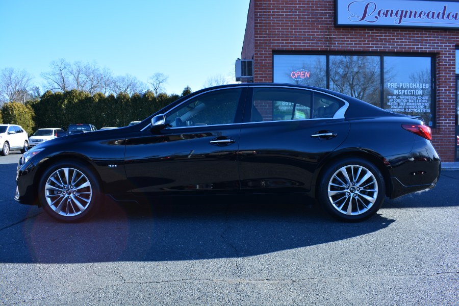 Used INFINITI Q50 3.0t LUXE AWD 2018 | Longmeadow Motor Cars. ENFIELD, Connecticut