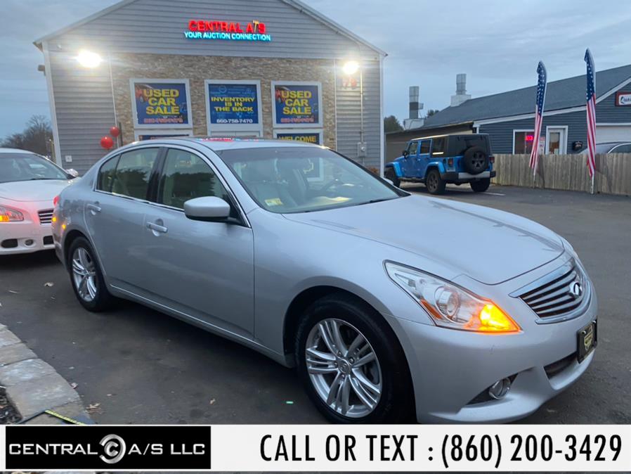 2012 Infiniti G37 Sedan 4dr x AWD, available for sale in East Windsor, Connecticut | Central A/S LLC. East Windsor, Connecticut