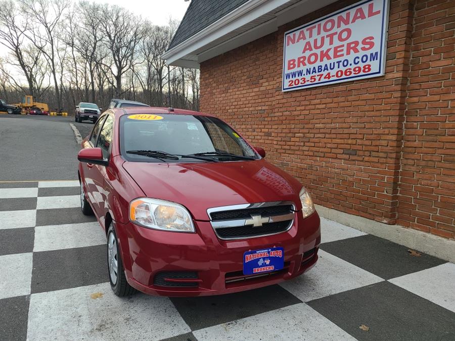 2011 Chevrolet Aveo 4dr Sdn LT, available for sale in Waterbury, Connecticut | National Auto Brokers, Inc.. Waterbury, Connecticut