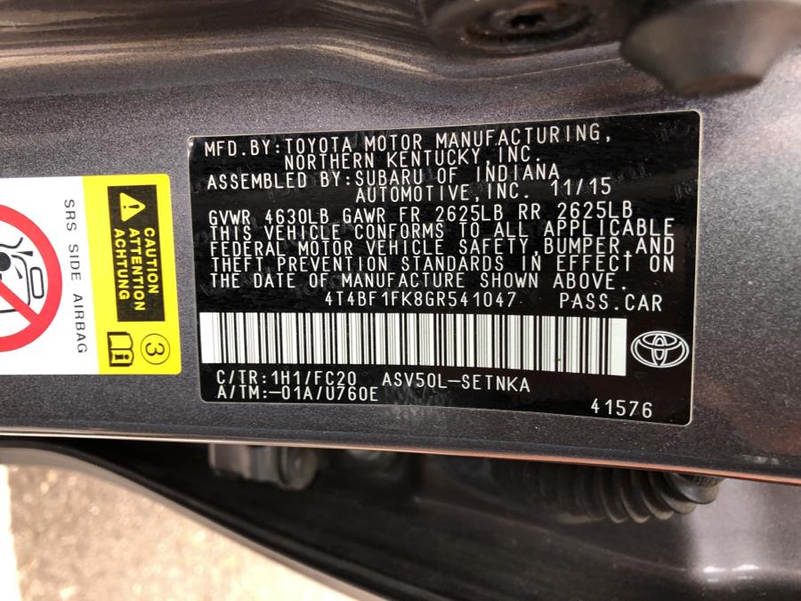 2016 Toyota Camry 4dr Sedan Auto LE, available for sale in Waterbury, Connecticut | National Auto Brokers, Inc.. Waterbury, Connecticut 2016 Toyota Camry 4dr Sedan Auto LE, available for sale in Waterbury, Connecticut | National Auto Brokers, Inc.. Waterbury, Connecticut