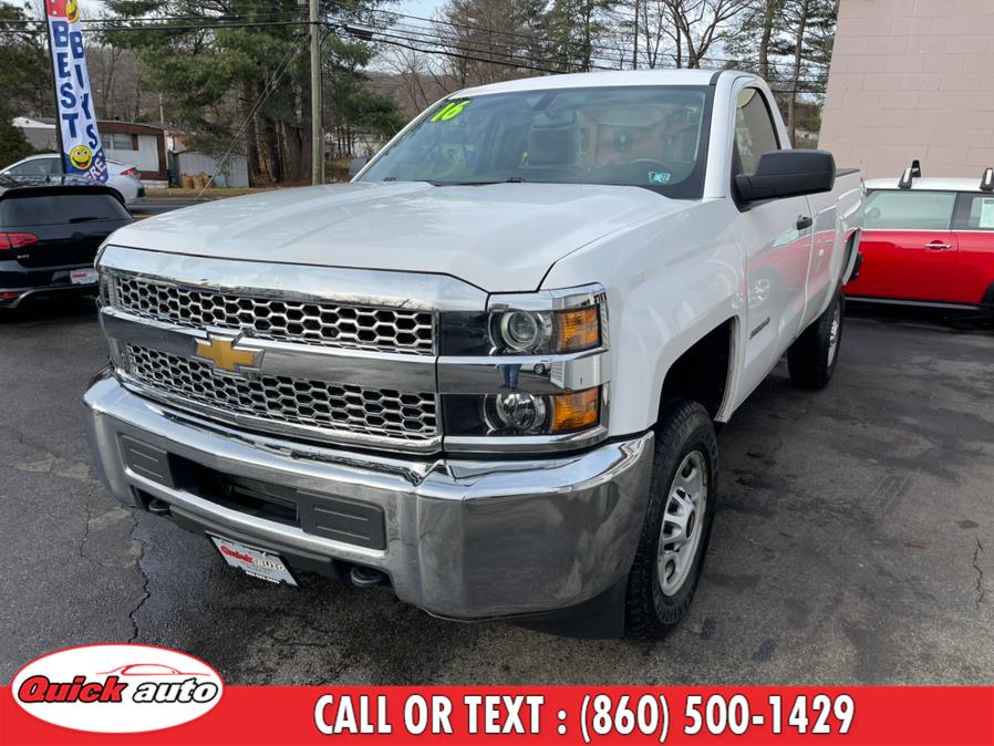 2016 Chevrolet Silverado 2500HD 4WD Reg Cab 133.6" Work Truck, available for sale in Bristol, Connecticut | Quick Auto LLC. Bristol, Connecticut 2016 Chevrolet Silverado 2500HD 4WD Reg Cab 133.6" Work Truck, available for sale in Bristol, Connecticut | Quick Auto LLC. Bristol, Connecticut