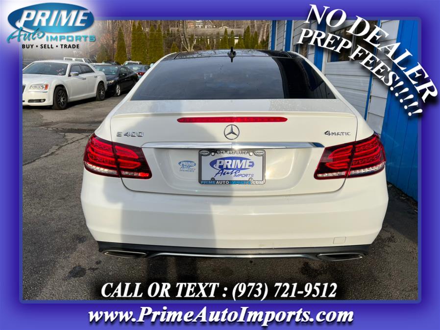 Used Mercedes-Benz E-Class 2dr Cpe E 400 4MATIC 2015 | Prime Auto Imports. Bloomingdale, New Jersey