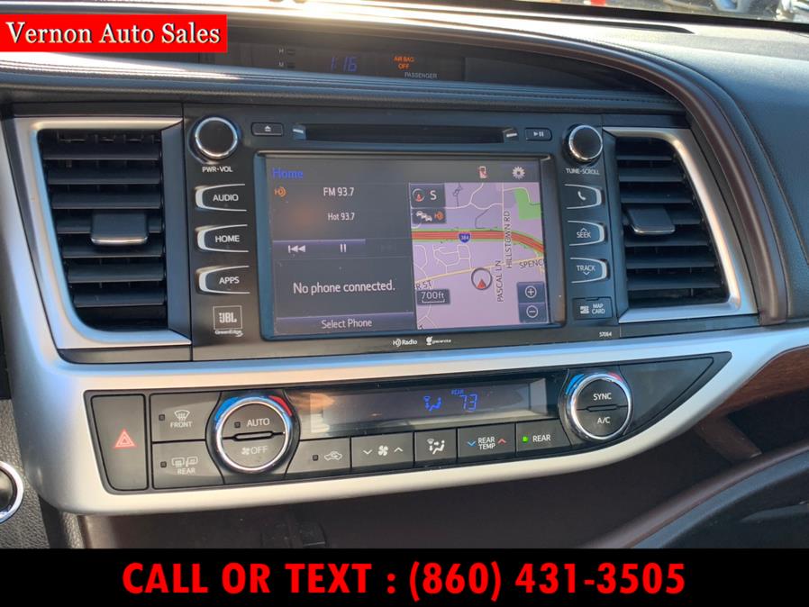 2015 Toyota Highlander AWD 4dr V6 Limited (Natl), available for sale in Manchester, Connecticut | Vernon Auto Sale & Service. Manchester, Connecticut 2015 Toyota Highlander AWD 4dr V6 Limited (Natl), available for sale in Manchester, Connecticut | Vernon Auto Sale & Service. Manchester, Connecticut