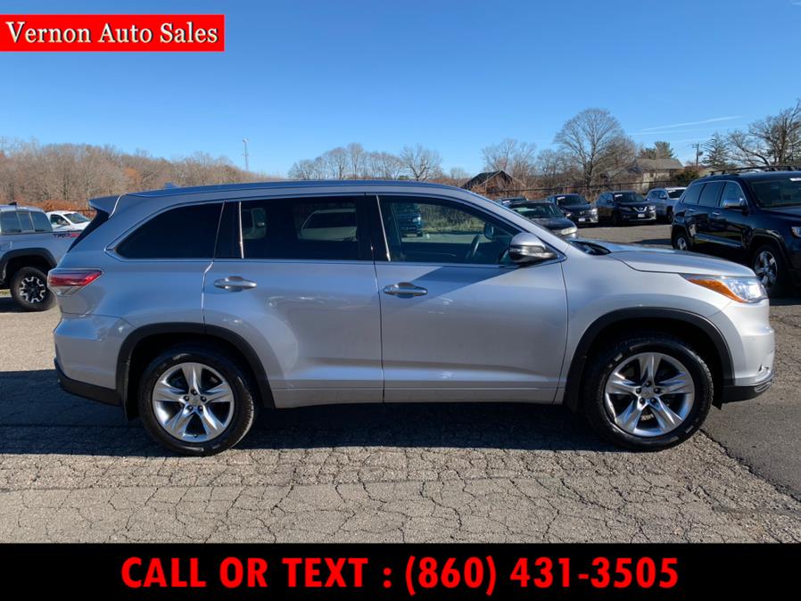 2015 Toyota Highlander AWD 4dr V6 Limited (Natl), available for sale in Manchester, Connecticut | Vernon Auto Sale & Service. Manchester, Connecticut 2015 Toyota Highlander AWD 4dr V6 Limited (Natl), available for sale in Manchester, Connecticut | Vernon Auto Sale & Service. Manchester, Connecticut