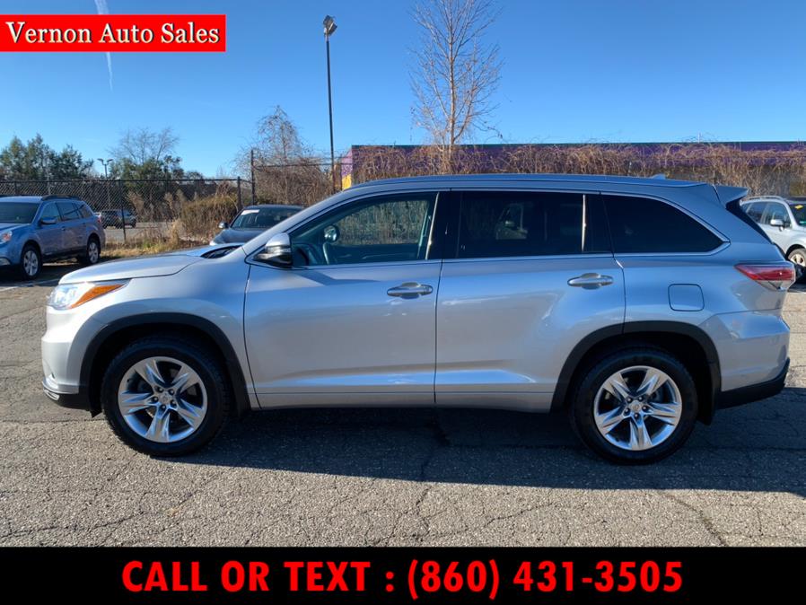 2015 Toyota Highlander AWD 4dr V6 Limited (Natl), available for sale in Manchester, Connecticut | Vernon Auto Sale & Service. Manchester, Connecticut 2015 Toyota Highlander AWD 4dr V6 Limited (Natl), available for sale in Manchester, Connecticut | Vernon Auto Sale & Service. Manchester, Connecticut