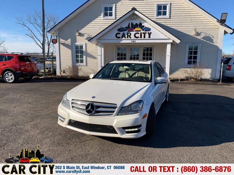 2013 Mercedes-Benz C-Class 4dr Sdn C300 Sport 4MATIC, available for sale in East Windsor, Connecticut | Car City LLC. East Windsor, Connecticut 2013 Mercedes-Benz C-Class 4dr Sdn C300 Sport 4MATIC, available for sale in East Windsor, Connecticut | Car City LLC. East Windsor, Connecticut