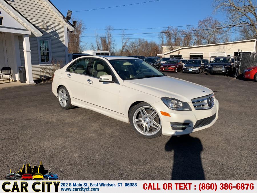 2013 Mercedes-Benz C-Class 4dr Sdn C300 Sport 4MATIC, available for sale in East Windsor, Connecticut | Car City LLC. East Windsor, Connecticut 2013 Mercedes-Benz C-Class 4dr Sdn C300 Sport 4MATIC, available for sale in East Windsor, Connecticut | Car City LLC. East Windsor, Connecticut