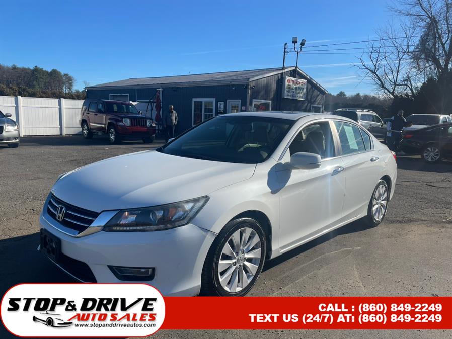 2013 Honda Accord Sdn 4dr I4 CVT EX-L, available for sale in East Windsor, Connecticut | Stop & Drive Auto Sales. East Windsor, Connecticut