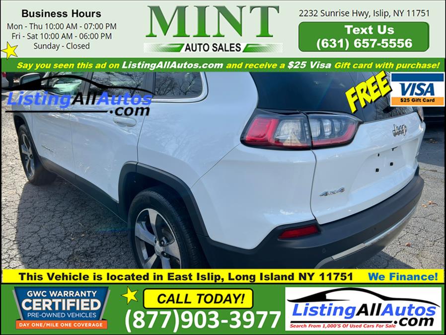Used Jeep Cherokee Limited 4x4 2019 | www.ListingAllAutos.com. Patchogue, New York
