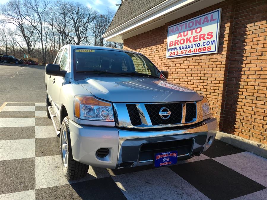 2012 Nissan Titan 4WD Crew Cab SV, available for sale in Waterbury, Connecticut | National Auto Brokers, Inc.. Waterbury, Connecticut