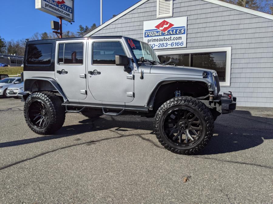2014 Jeep Wrangler Unlimited 4WD 4dr Willys Wheeler, available for sale in Thomaston, CT