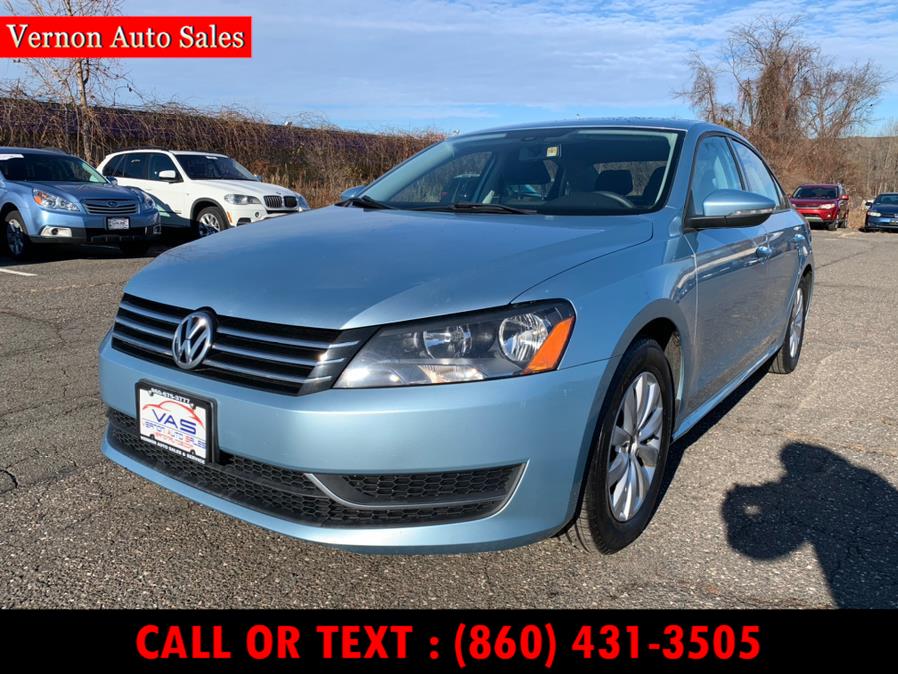 2012 Volkswagen Passat 4dr Sdn 2.5L Auto S PZEV, available for sale in Manchester, Connecticut | Vernon Auto Sale & Service. Manchester, Connecticut