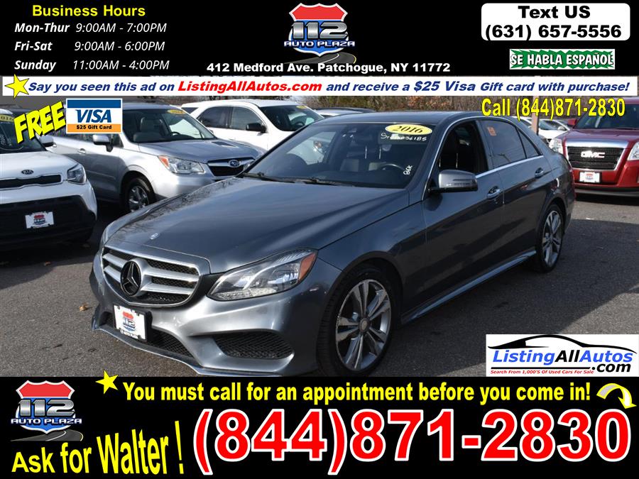 Used 2016 Mercedes-benz E-class in Patchogue, New York | www.ListingAllAutos.com. Patchogue, New York