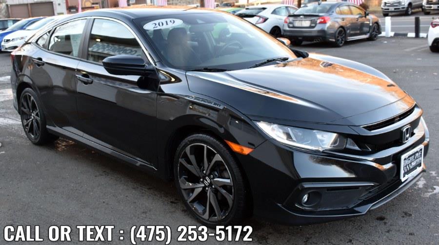 2019 Honda Civic Sedan Sport CVT, available for sale in Waterbury, Connecticut | Highline Car Connection. Waterbury, Connecticut 2019 Honda Civic Sedan Sport CVT, available for sale in Waterbury, Connecticut | Highline Car Connection. Waterbury, Connecticut