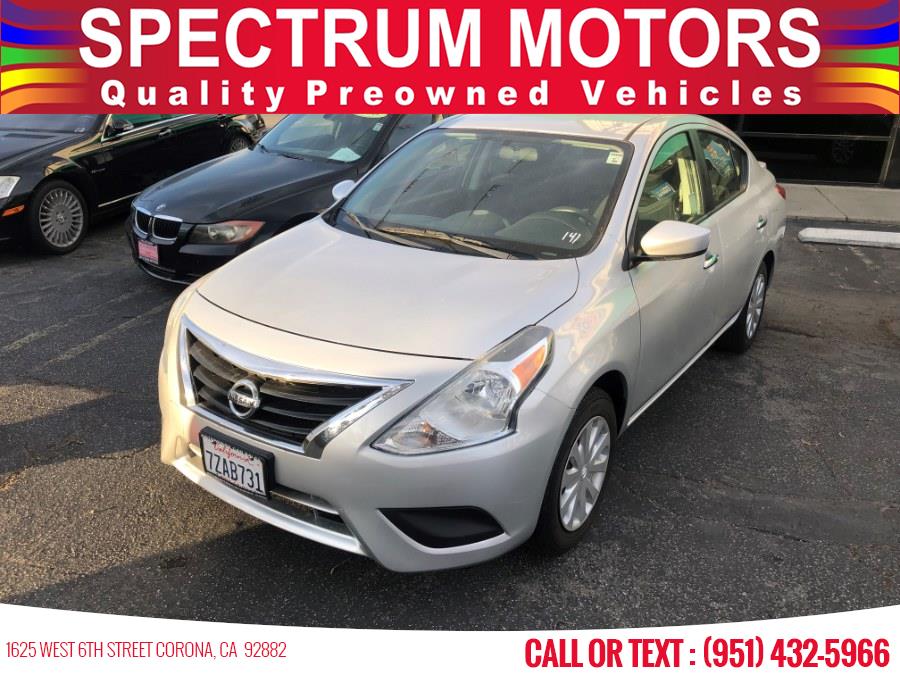 2016 Nissan Versa 4dr Sdn CVT 1.6 SV, available for sale in Corona, California | Spectrum Motors. Corona, California