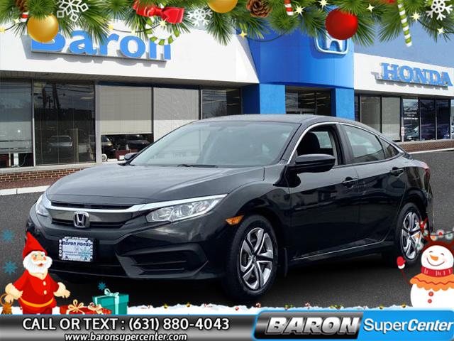 2016 Honda Civic Sedan LX, available for sale in Patchogue, New York | Baron Supercenter. Patchogue, New York