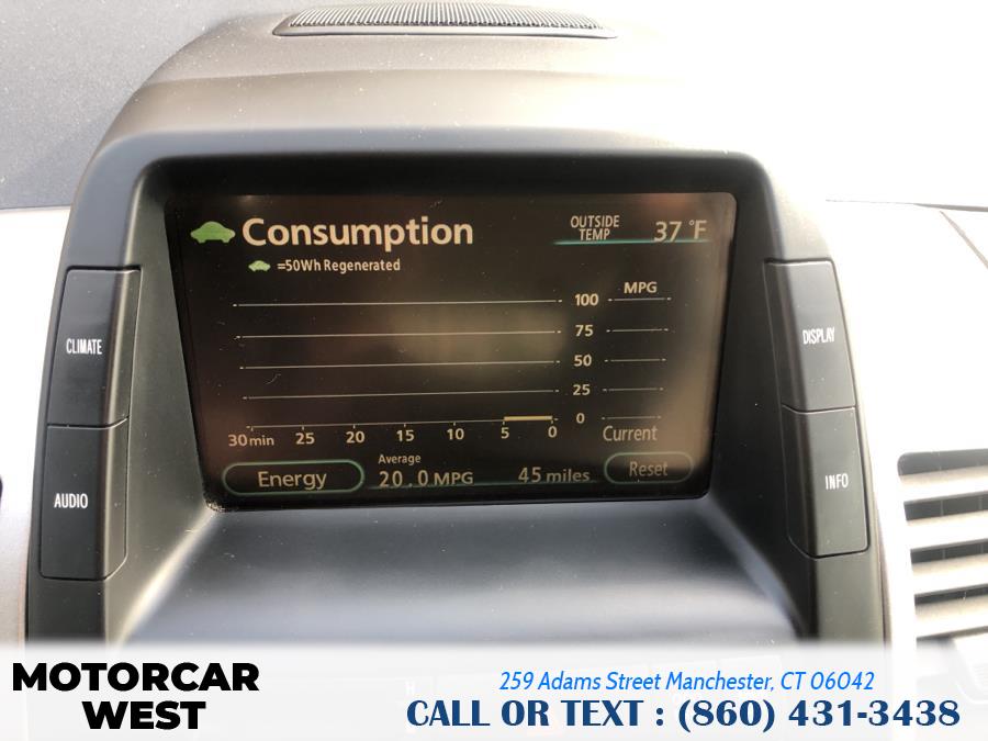 Used Toyota Prius 5dr HB (Natl) 2009 | Motorcar West. Manchester, Connecticut Used Toyota Prius 5dr HB (Natl) 2009 | Motorcar West. Manchester, Connecticut