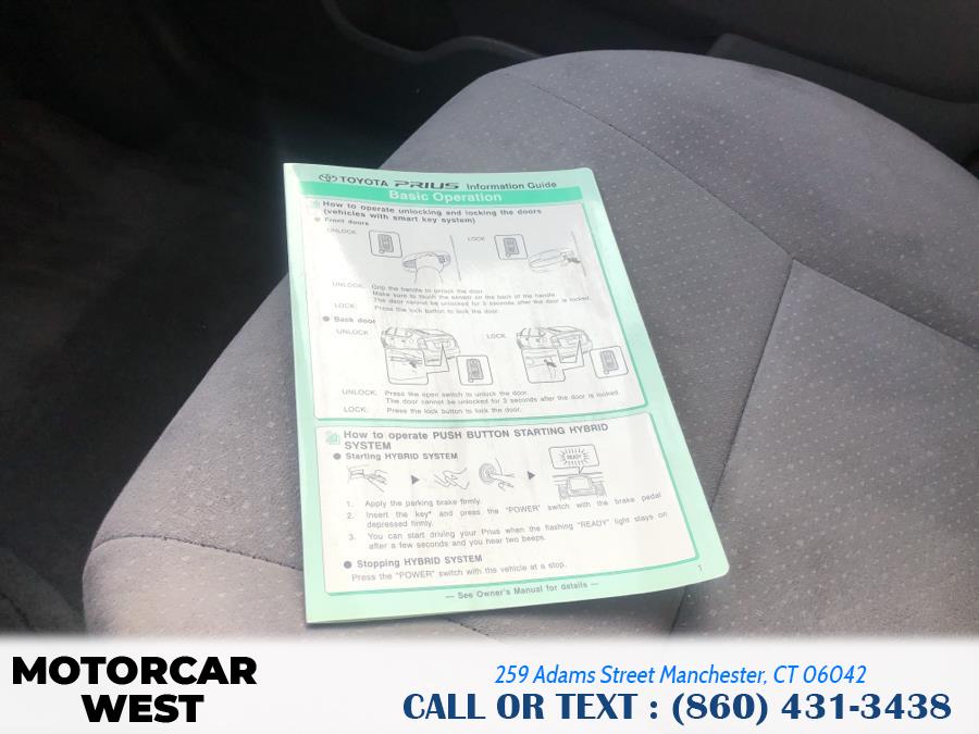 Used Toyota Prius 5dr HB (Natl) 2009 | Motorcar West. Manchester, Connecticut Used Toyota Prius 5dr HB (Natl) 2009 | Motorcar West. Manchester, Connecticut
