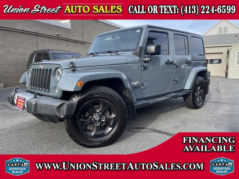 2015 Jeep Wrangler Unlimited 4WD 4dr Sahara, available for sale in West Springfield, Massachusetts | Union Street Auto Sales. West Springfield, Massachusetts