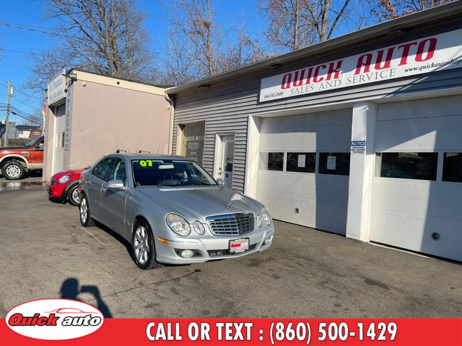 2007 Mercedes-Benz E-Class 4dr Sdn 3.5L 4MATIC, available for sale in Bristol, Connecticut | Quick Auto LLC. Bristol, Connecticut 2007 Mercedes-Benz E-Class 4dr Sdn 3.5L 4MATIC, available for sale in Bristol, Connecticut | Quick Auto LLC. Bristol, Connecticut