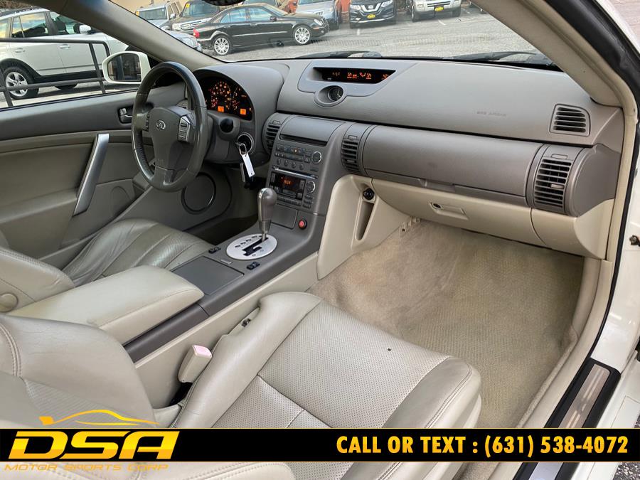 Used Infiniti G35 Coupe 2dr Cpe Auto w/Leather 2004 | DSA Motor Sports Corp. Commack, New York