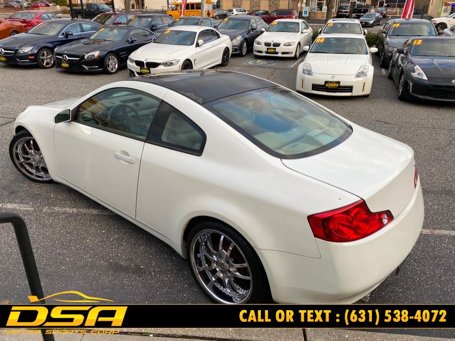 2004 Infiniti G35 Coupe 2dr Cpe Auto w/Leather, available for sale in Commack, New York | DSA Motor Sports Corp. Commack, New York 2004 Infiniti G35 Coupe 2dr Cpe Auto w/Leather, available for sale in Commack, New York | DSA Motor Sports Corp. Commack, New York