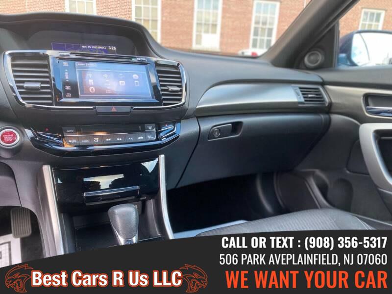 Used Honda Accord Coupe 2dr I4 CVT EX 2016 | Best Cars R Us LLC. Plainfield, New Jersey Used Honda Accord Coupe 2dr I4 CVT EX 2016 | Best Cars R Us LLC. Plainfield, New Jersey