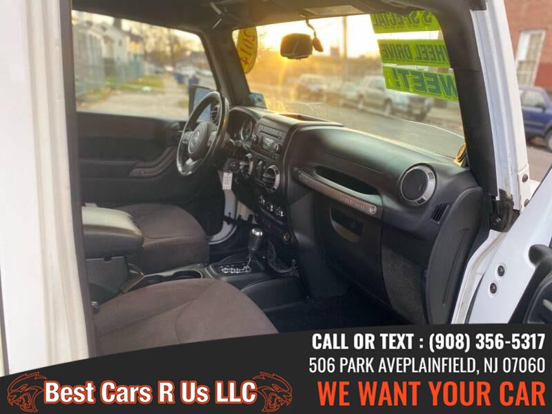 2014 Jeep Wrangler Unlimited 4WD 4dr Willys Wheeler, available for sale in Plainfield, New Jersey | Best Cars R Us LLC. Plainfield, New Jersey 2014 Jeep Wrangler Unlimited 4WD 4dr Willys Wheeler, available for sale in Plainfield, New Jersey | Best Cars R Us LLC. Plainfield, New Jersey