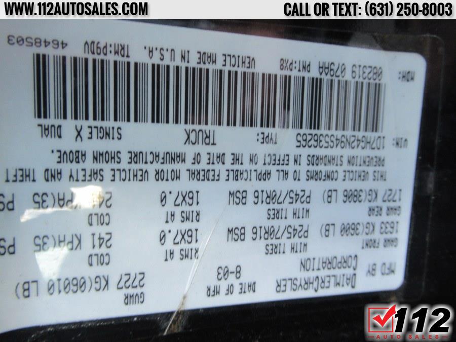 Used Dodge Dakota Slt 2dr Club Cab 131" WB 4WD SLT 2004 | 112 Auto Sales. Patchogue, New York Used Dodge Dakota Slt 2dr Club Cab 131" WB 4WD SLT 2004 | 112 Auto Sales. Patchogue, New York