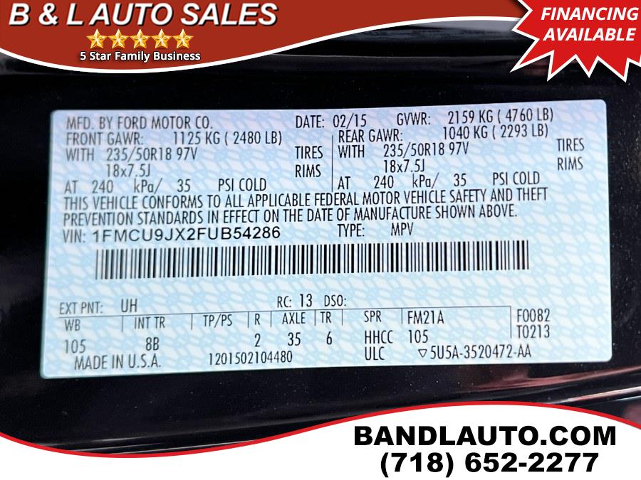 Used Ford Escape 4WD 4dr Titanium 2015 | B & L Auto Sales LLC. Bronx, New York