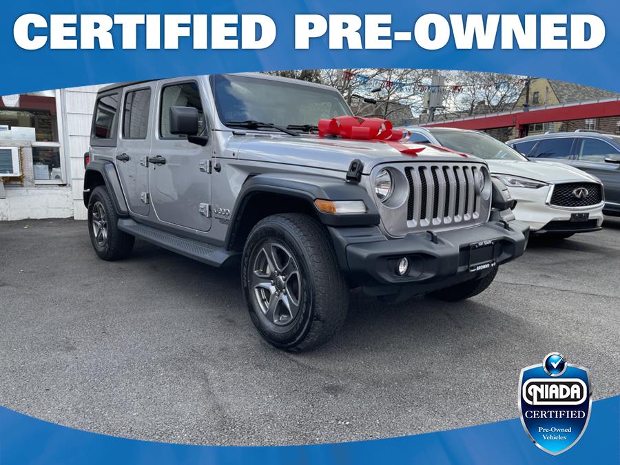 2018 Jeep Wrangler Unlimited Sport S, available for sale in Huntington Station, New York | Connection Auto Sales Inc.. Huntington Station, New York