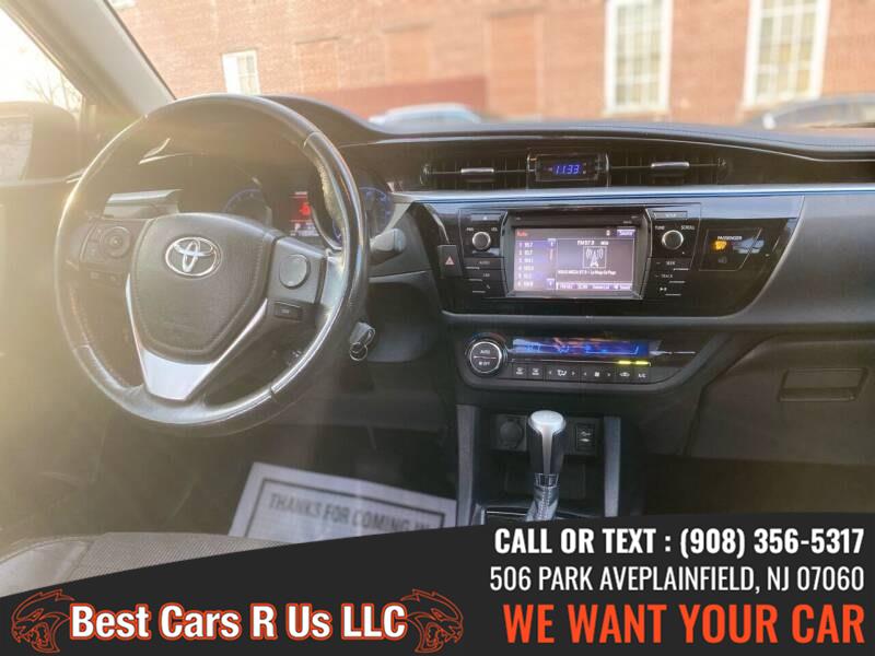 Used Toyota Corolla 4dr Sdn CVT S (Natl) 2014 | Best Cars R Us LLC. Plainfield, New Jersey Used Toyota Corolla 4dr Sdn CVT S (Natl) 2014 | Best Cars R Us LLC. Plainfield, New Jersey