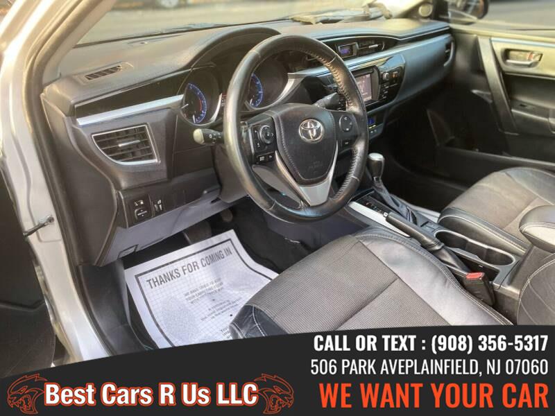Used Toyota Corolla 4dr Sdn CVT S (Natl) 2014 | Best Cars R Us LLC. Plainfield, New Jersey Used Toyota Corolla 4dr Sdn CVT S (Natl) 2014 | Best Cars R Us LLC. Plainfield, New Jersey